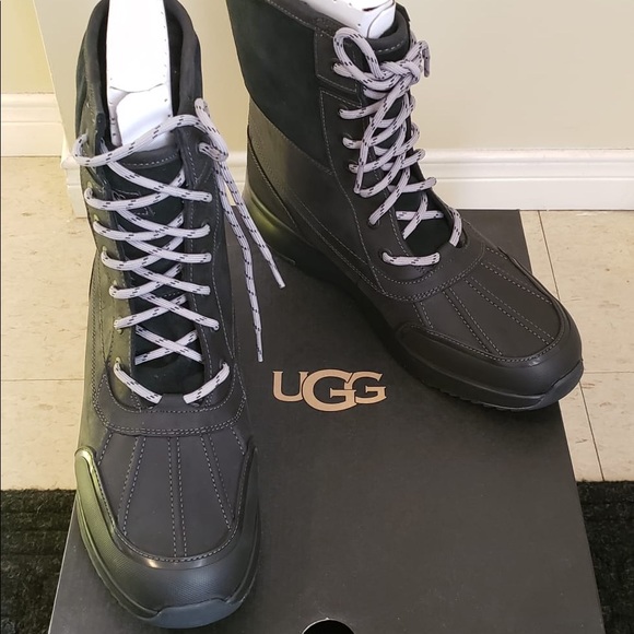 NWB UGG Black Eliasson Boot Men’s Size 11 Never Worn - Winter Boots - Picture 11 of 14